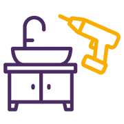 bathroom remodeling icon