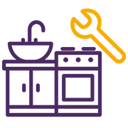 kitchen remodeling icon