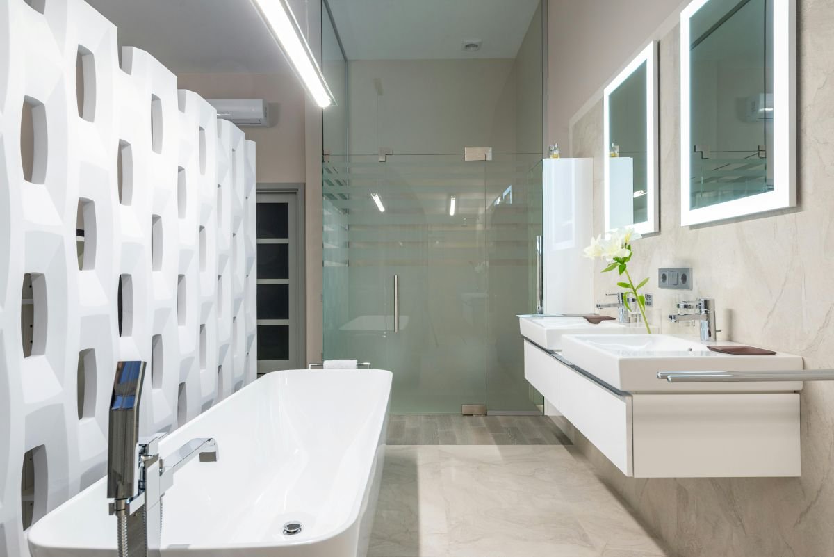 newly renovated bathroom in Shreveport