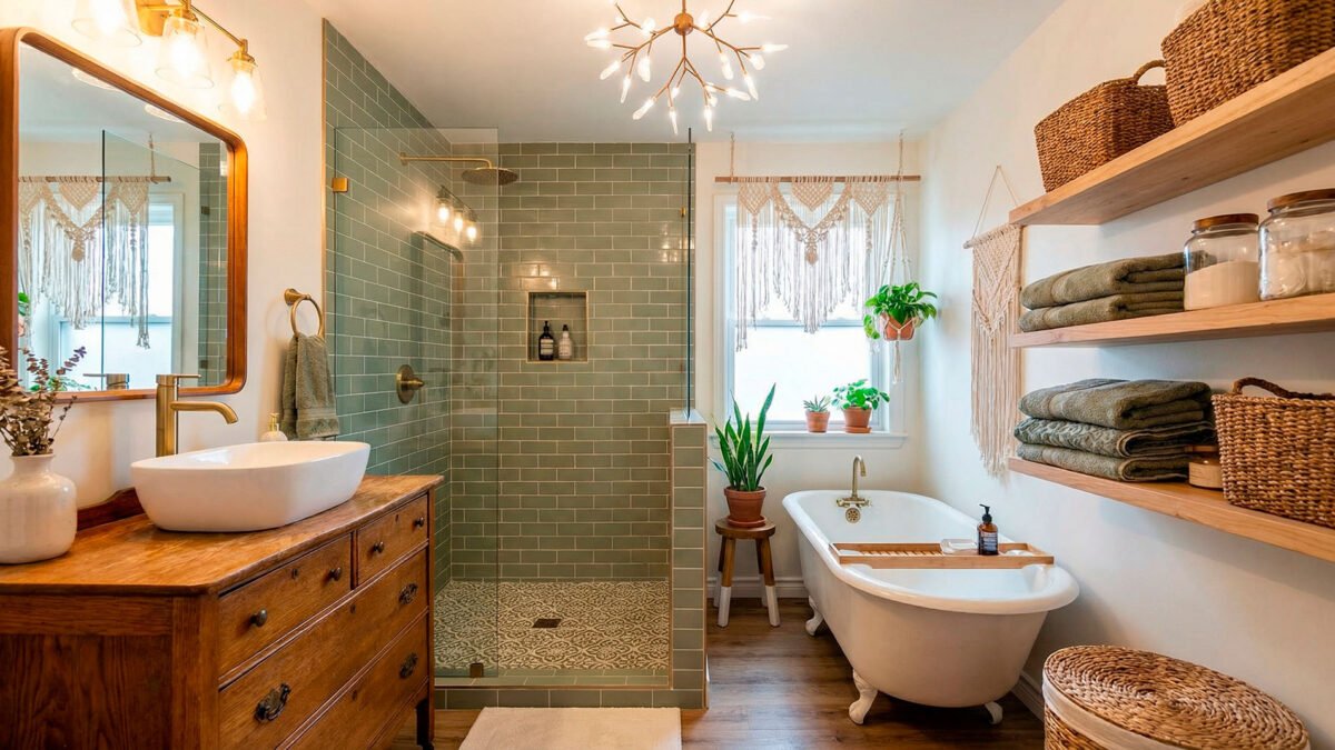 Newly renovated bathroom