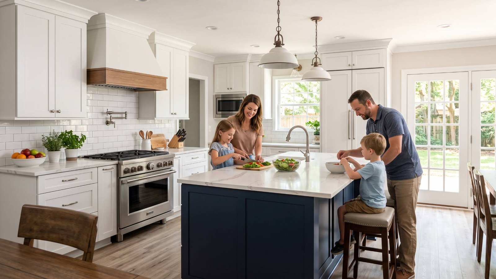 Traditional To Modern Transitional Kitchen Kitchen Remodel in Shreveport, LA by Sunbelt Contractors project photo